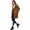 imageAllegra K Womens Notched Lapel Double Breasted Raglan Winter CoatsBrown