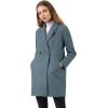 imageAllegra K Womens Notched Lapel Double Breasted Raglan Winter CoatsDusty Blue
