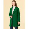 imageAllegra K Womens Notched Lapel Double Breasted Raglan Winter CoatsGrass Green