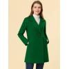 imageAllegra K Womens Notched Lapel Double Breasted Raglan Winter CoatsGrass Green