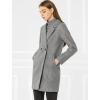 imageAllegra K Womens Notched Lapel Double Breasted Raglan Winter CoatsGrey