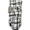 imageAllegra K Womens Plaid Pointed Toe Chunky Heels Ankle BootsWhite Black