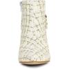 imageAllegra K Womens Plaid Pointed Toe Chunky Heels Ankle BootsWhite Gold