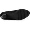 imageAllegra K Womens Pointed Toe Block Heel Ankle Chelsea BootsBlack