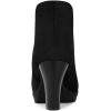 imageAllegra K Womens Pointed Toe Block Heel Ankle Chelsea BootsBlack