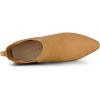 imageAllegra K Womens Pointed Toe Block Heel Ankle Chelsea BootsBrown