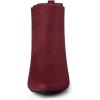imageAllegra K Womens Pointed Toe Block Heel Ankle Chelsea BootsBurgundy
