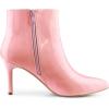 imageAllegra K Womens Pointed Toe Stiletto Heel Ankle Heeled BootsBaby Pink