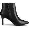 imageAllegra K Womens Pointed Toe Stiletto Heel Ankle Heeled BootsBlack