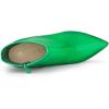 imageAllegra K Womens Pointed Toe Stiletto Heel Ankle Heeled BootsGreen