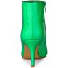 imageAllegra K Womens Pointed Toe Stiletto Heel Ankle Heeled BootsGreen