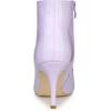 imageAllegra K Womens Pointed Toe Stiletto Heel Ankle Heeled BootsLight Purple