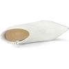 imageAllegra K Womens Pointed Toe Stiletto Heel Ankle Heeled BootsWhite
