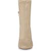 imageAllegra K Womens Pointy Toe Stretch Sock Stiletto Heels Ankle BootsBeige
