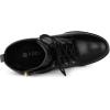 imageAllegra K Womens Round Toe Chunky Heel Lace Up Platform BootsBlack