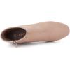 imageAllegra K Womens Side Zip Chunky Heels Ankle BootsDust Pink