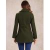 imageAllegra K Womens Single Breasted Turndown Collar Overcoat Vintage Winter Dress Coat with PocketsArmy Green
