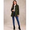 imageAllegra K Womens Single Breasted Turndown Collar Overcoat Vintage Winter Dress Coat with PocketsArmy Green