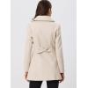 imageAllegra K Womens Single Breasted Turndown Collar Overcoat Vintage Winter Dress Coat with PocketsCream White
