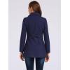 imageAllegra K Womens Single Breasted Turndown Collar Overcoat Vintage Winter Dress Coat with PocketsDark Blue