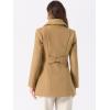 imageAllegra K Womens Single Breasted Turndown Collar Overcoat Vintage Winter Dress Coat with PocketsKhaki