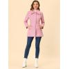 imageAllegra K Womens Single Breasted Turndown Collar Overcoat Vintage Winter Dress Coat with PocketsPink