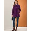 imageAllegra K Womens Single Breasted Turndown Collar Overcoat Vintage Winter Dress Coat with PocketsPurple