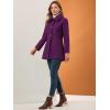 imageAllegra K Womens Single Breasted Turndown Collar Overcoat Vintage Winter Dress Coat with PocketsPurple