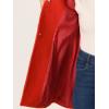 imageAllegra K Womens Single Breasted Turndown Collar Overcoat Vintage Winter Dress Coat with PocketsRed