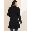 imageAllegra K Womens Trench Coats Single Breasted Long Outerwear Winter CoatBlack