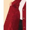 imageAllegra K Womens Trench Coats Single Breasted Long Outerwear Winter CoatBurgundy