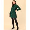 imageAllegra K Womens Trench Coats Single Breasted Long Outerwear Winter CoatGreen