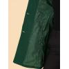 imageAllegra K Womens Trench Coats Single Breasted Long Outerwear Winter CoatGreen