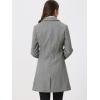 imageAllegra K Womens Trench Coats Single Breasted Long Outerwear Winter CoatLight Grey