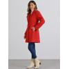 imageAllegra K Womens Trench Coats Single Breasted Long Outerwear Winter CoatRed