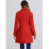 imageAllegra K Womens Trench Coats Single Breasted Long Outerwear Winter CoatRed