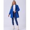 imageAllegra K Womens Trench Coats Single Breasted Long Outerwear Winter CoatRoyal Blue