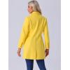 imageAllegra K Womens Trench Coats Single Breasted Long Outerwear Winter CoatYellow