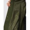 imageAllegra K Womens Winter Classic Outwear Overcoat with Pockets Single Breasted Pea CoatArmy Green