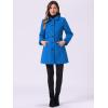 imageAllegra K Womens Winter Classic Outwear Overcoat with Pockets Single Breasted Pea CoatBlue