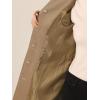 imageAllegra K Womens Winter Classic Outwear Overcoat with Pockets Single Breasted Pea CoatBrown