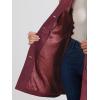imageAllegra K Womens Winter Classic Outwear Overcoat with Pockets Single Breasted Pea CoatBurgundy