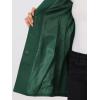 imageAllegra K Womens Winter Classic Outwear Overcoat with Pockets Single Breasted Pea CoatGreen