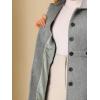 imageAllegra K Womens Winter Classic Outwear Overcoat with Pockets Single Breasted Pea CoatGrey