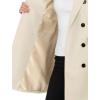 imageAllegra K Womens Winter Coat Elegant Notched Lapel Double Breasted Trench CoatBeige