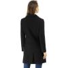 imageAllegra K Womens Winter Coat Elegant Notched Lapel Double Breasted Trench CoatBlacks