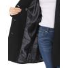 imageAllegra K Womens Winter Coat Elegant Notched Lapel Double Breasted Trench CoatBlacks