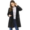 imageAllegra K Womens Winter Coat Elegant Notched Lapel Double Breasted Trench CoatBlacks