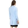 imageAllegra K Womens Winter Coat Elegant Notched Lapel Double Breasted Trench CoatBlues