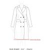 imageAllegra K Womens Winter Coat Elegant Notched Lapel Double Breasted Trench CoatDusty Pink